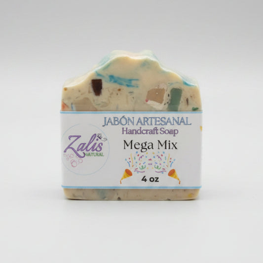 MegaMix | Jabón Artesanal Natural con Múltiples Beneficios para una Piel Suave y Sedosa