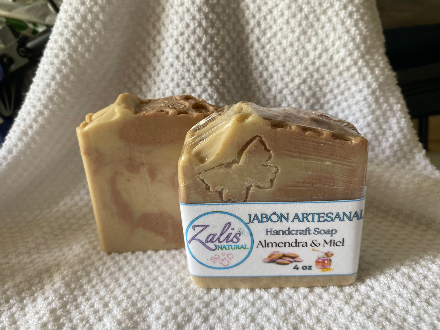 Handcrafted Almond and Honey Soap | Natural Hydration for Soft and Radiant Skin | Zalis Natural