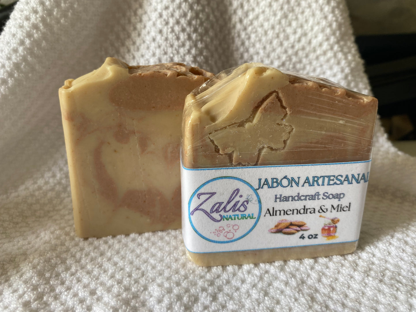 Handcrafted Almond and Honey Soap | Natural Hydration for Soft and Radiant Skin | Zalis Natural