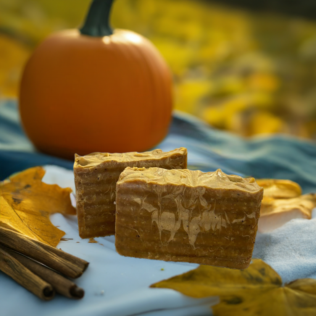 Jabón Artesanal de Calabaza & Pumpkin Spice, 100% Natural y Orgánico – Piel Suave con Aroma de Temporada de Otoño