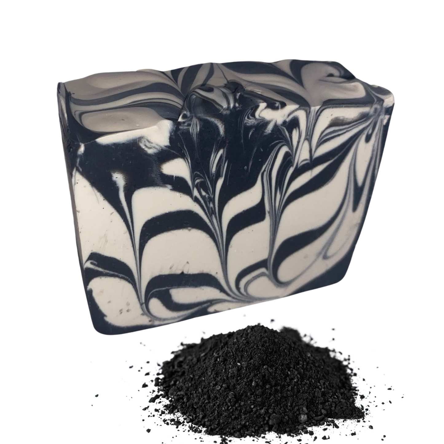 Aktivkohle Lavendel | Handgemachte Seife mit Aktivkohle und Lavendel | Tiefenreinigung für fettige Haut, Akne und Poren